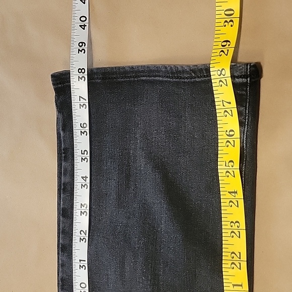 NYDJ Size M Washed Black Denim Pull On Pants - Picture 6 of 12